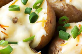 Cheesy Baked Potato Delights: A Savory Comfort Classic