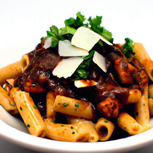 Fusion Flavors: Penne Meets Authentic Mexican Mole Sauce