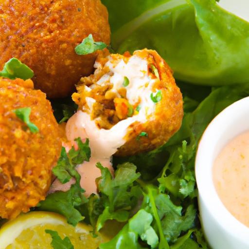 Crispy Millet Croquettes Paired with Zesty Spicy Aioli