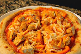 Spicy Buffalo Chicken Flatbread Pizza: Quick & Flavorful Recipe