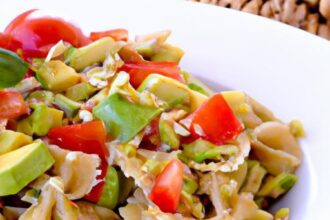 Wholesome Spelt Pasta Salad with Creamy Avocado Dressing