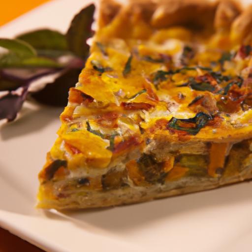 Golden Butternut Squash & Sage Tart with Parmesan Bliss