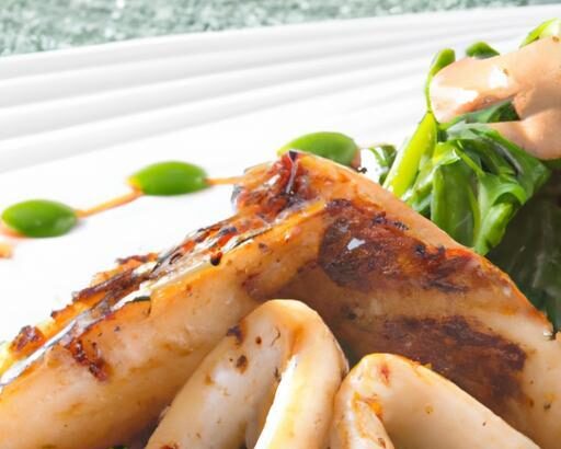 Savoring Calamari Steak: Pan-Fried Garlic Delight Unveiled