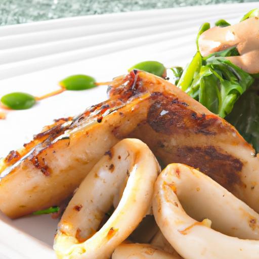 Savoring Calamari Steak: Pan-Fried Garlic Delight Unveiled