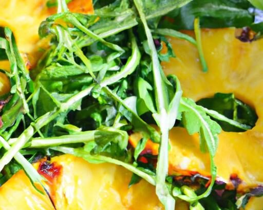 Savor Summer: Grilled Pineapple & Peppery Arugula Salad