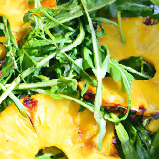 Savor Summer: Grilled Pineapple & Peppery Arugula Salad