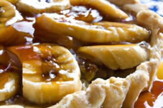 Golden Delight: The Art of Caramelized Banana Tart
