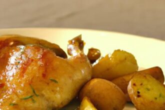 Golden Baked Chicken and Potatoes: A Simple Comfort Feast
