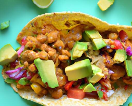Tempting Vegan Tempeh Tacos with Creamy Avocado Twist