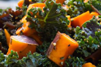 Harvest Harmony: Roasted Sweet Potato & Kale Salad Recipe