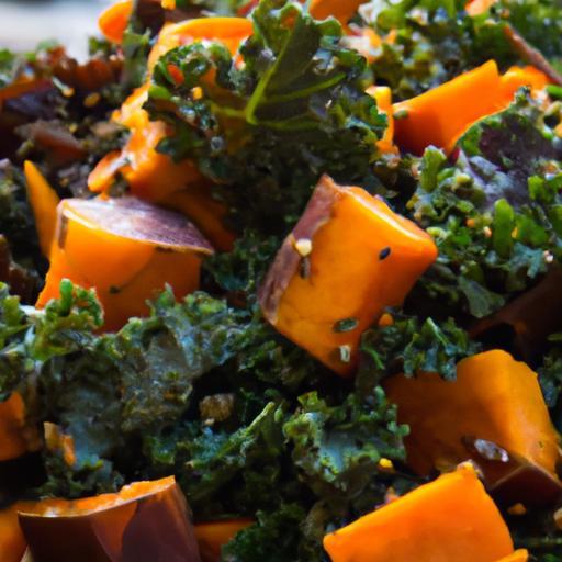 Harvest Harmony: Roasted Sweet Potato & Kale Salad Recipe