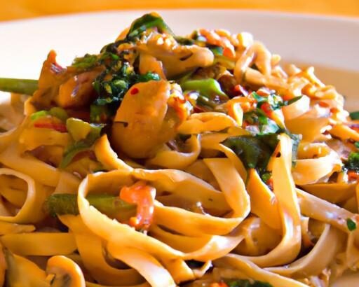Pad See Ew Spaghetti: A Fusion Feast of Thai-Italian Flavors