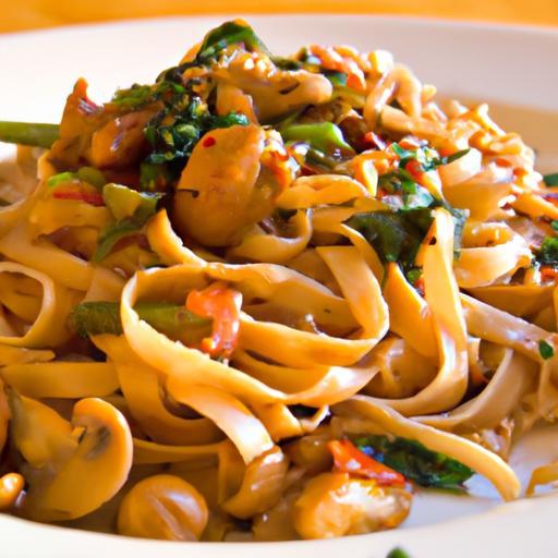 Pad See Ew Spaghetti: A Fusion Feast of Thai-Italian Flavors