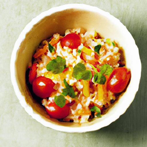 Wholesome Barley and Roasted Tomato Bowl: A Nutritious Delight