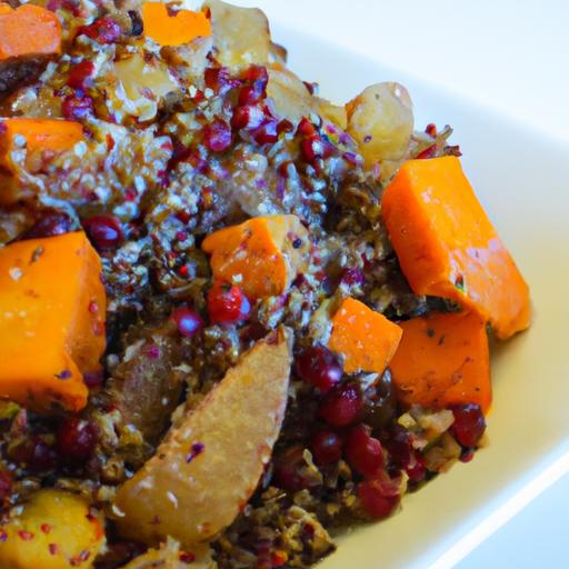 Nutritious Delight: Roasted Sweet Potato & Quinoa Salad