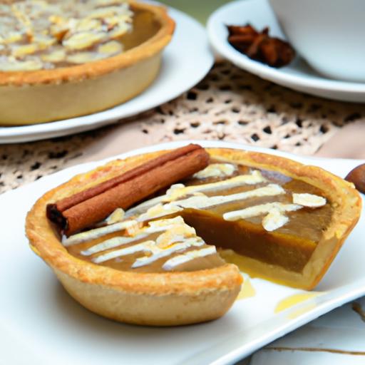 Aromatic Elegance: Crafting Coffee & Cardamom custard Tart