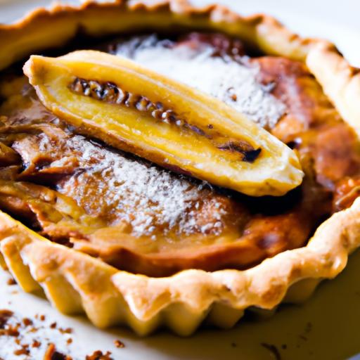 Golden Delight: The Art of Caramelized Banana Tart
