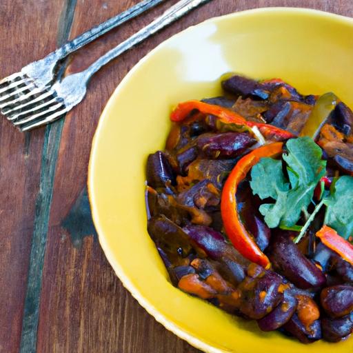 Hearty Vegan ​Chili‌ with Black Beans: A Flavorful Twist