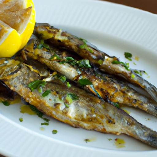 Zesty Grilled Sardines with Lemon and Thyme Delight