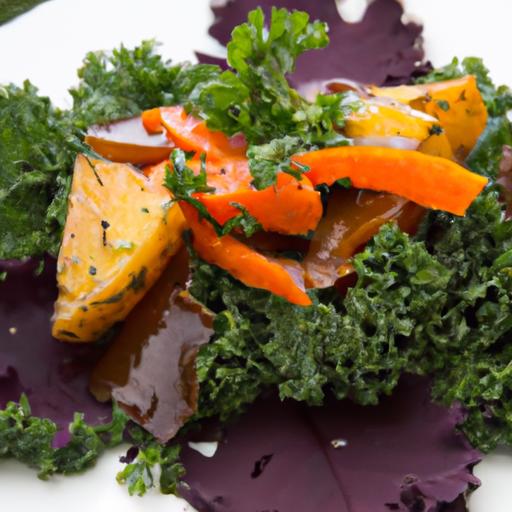 Harvest Harmony: Roasted Sweet Potato & Kale Salad Recipe