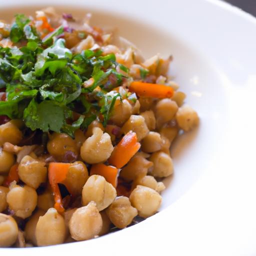 Fiery Freekeh Feast: Chickpeas & Harissa Heat Unleashed