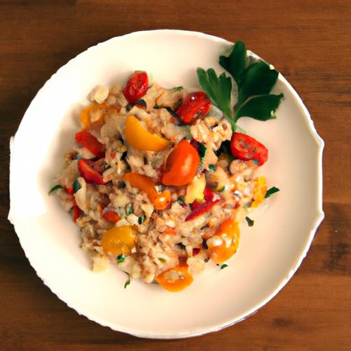 Wholesome Barley & Roasted Tomato Bowl: A Flavorful Boost