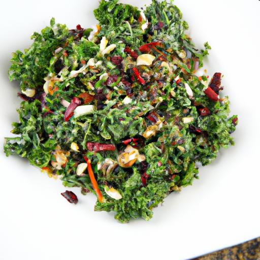 Nutritious Spelt‍ Berry Salad with Kale and Crunchy Walnuts