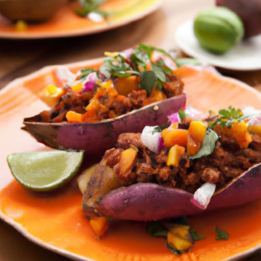 Taco-Stuffed Sweet⁤ Potatoes: ⁤A Flavor-Packed Fiesta‌ Feast