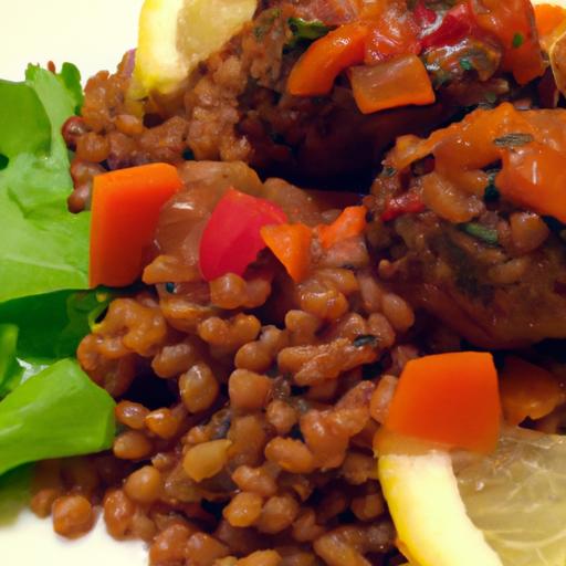 Hearty⁤ Bulgur & ⁢Lentil Meatballs‌ Simmered in‌ Tomato Sauce