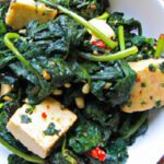 Wholesome Vegan Tofu Scramble with Fresh Spinach Boost