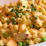 Fusion Feast: Mac & Cheese with Indian Paneer and Peas