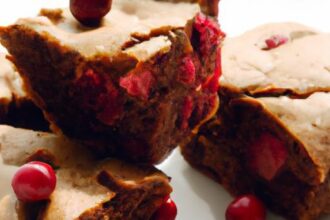 Cape Codder Cranberry Brownies: A Tangy Twist on Tradition
