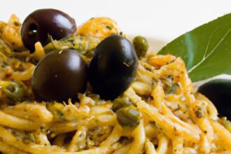 Mediterranean Olive Tapenade: A Zesty Twist on Spaghetti