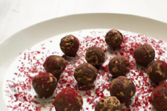 Decadent Dark Chocolate Raspberry Ganache Truffle Delights
