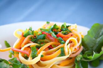 Crunchy Delight: Spiralized Carrot & Apple Noodle Salad