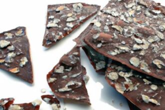 Decadent Dark Chocolate Almond Bark with Sea Salt Crunch