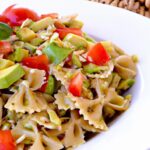 Wholesome Spelt Pasta Salad with Creamy Avocado Dressing