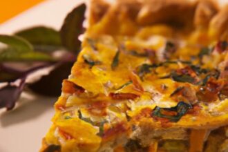 Golden Butternut Squash & Sage Tart with Parmesan Bliss