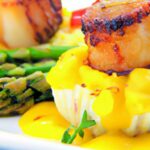 Savor the Flavor: Seared Scallops with Saffron Risotto Delight