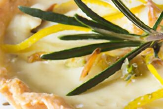 Zesty Lemon Thyme Tart: A Fresh Twist on Classic Flavor
