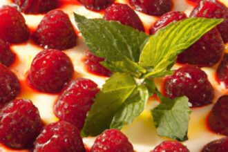Zesty Raspberry & Lemon Balm Tart: A Fresh Flavor Fusion