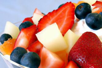 Refreshing Fruit Salad with Creamy Whipped Delight