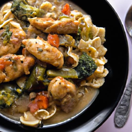 Cozy Up with Classic Homemade Chicken and Noodles Delight