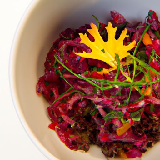 Bright Flavors Unite: Amaranth & Roasted Red Pepper Salad