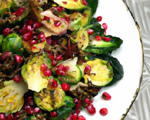 Bright Bites: Roasted Brussels Sprouts & Pomegranate Salad