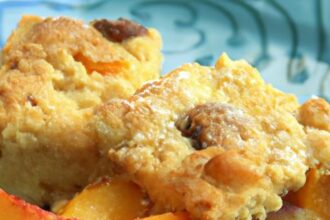 Bellini-Style Peach Blondies: A Sparkling Summer Treat