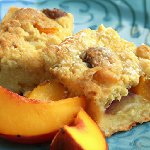 Bellini-Style Peach Blondies: A Sparkling Summer Treat