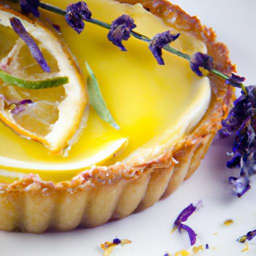 Zesty Lemon & Lavender Tart: A Floral Citrus Delight Unveiled