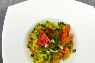 Orzo Meets Ezme: A Turkish Twist on Tomato & Pepper Salad