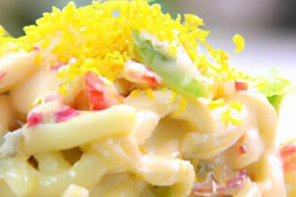 Macaroni Salad Reinvented: Japanese Kewpie Mayo & Crab Sticks